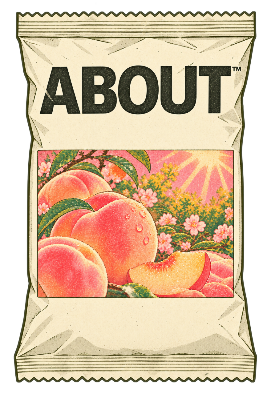 About peach snack pouch