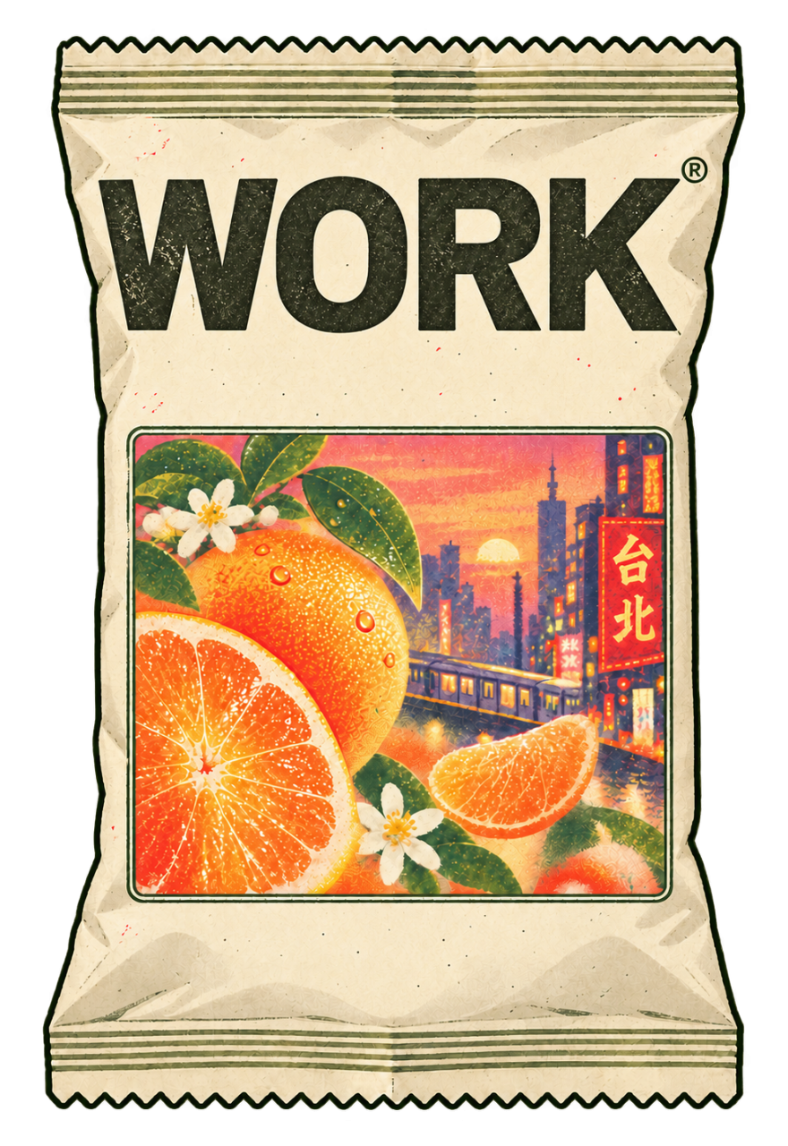 Work fruit chews snack pouch