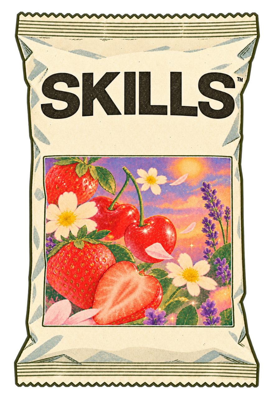 Skills fruit snack pouch